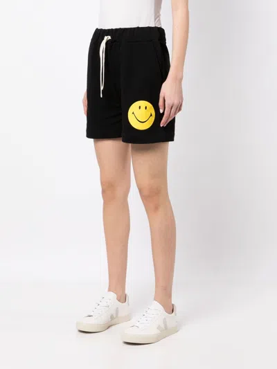 Joshua Sanders Smiley-face Print Cotton Shorts
