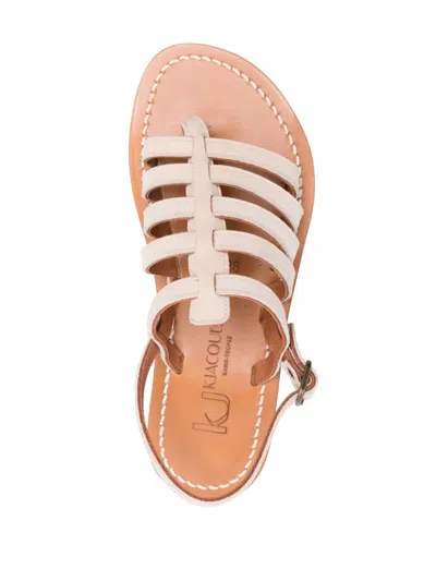 Kjacques K.jacques Homere Leather Flat Sandals