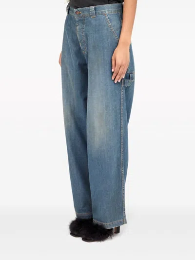 Shop Maison Margiela Denim Cotton Jeans