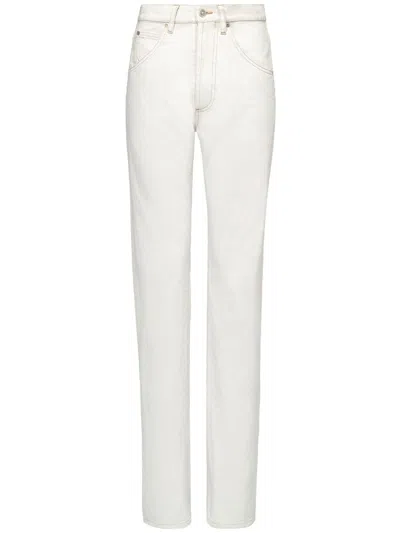 Maison Margiela Woman Pants Off White Size 28 Cotton