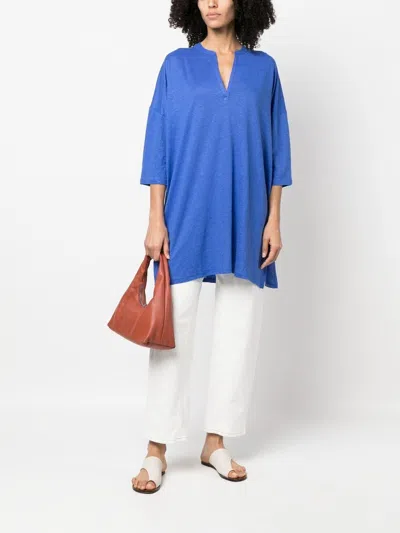 Majestic Three-quarter Sleeve Tunic Top