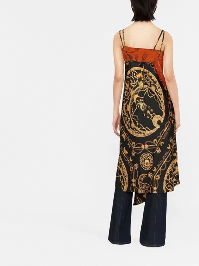 Marine Serre Ornament Jewelry-print Regenerated-silk Dress