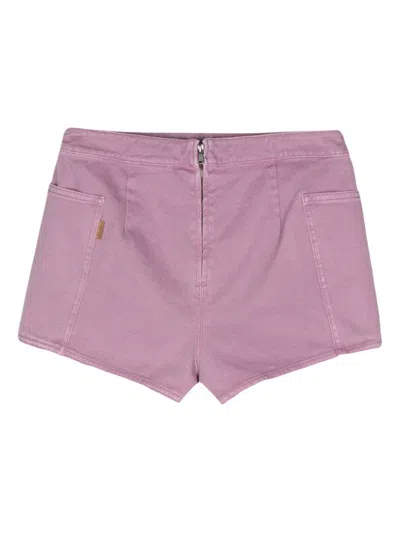 Max Mara Cotton Shorts With Back And Side Pockets