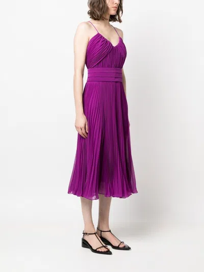 Max Mara Women Flared Pleated Dress
