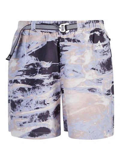 Nike Tie-dye Shorts Featuring Adjustable Waistband