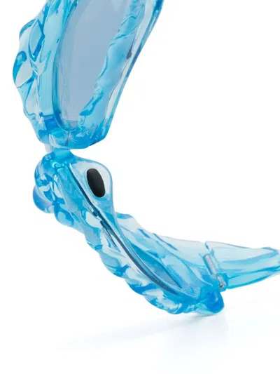 Ottolinger Geometric Frame Sunglasses In Blue