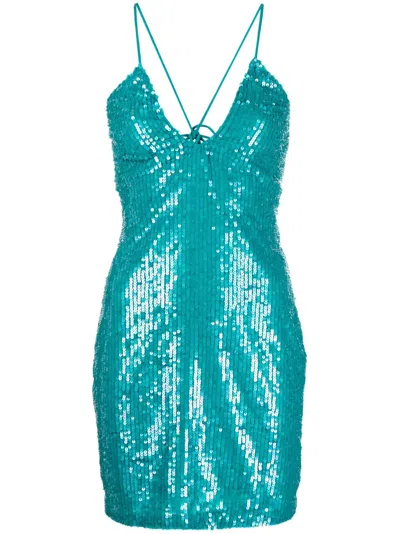 Shop P.a.r.o.s.h Parosh Sequined Mini Dress