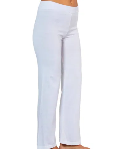 French Kyss Knit Pants In White In White