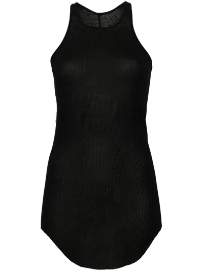 Shop Rick Owens Basic Ribbed Tank Top