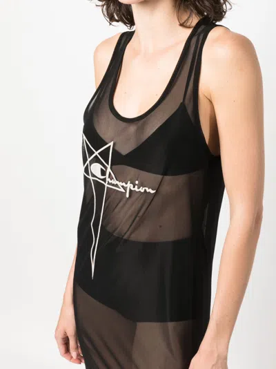Rick Owens X Champions Logo Short Dress