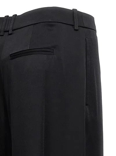 Shop Saint Laurent Satin Crêpe Pants