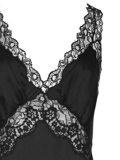 Saint Laurent Satin Short Dress
