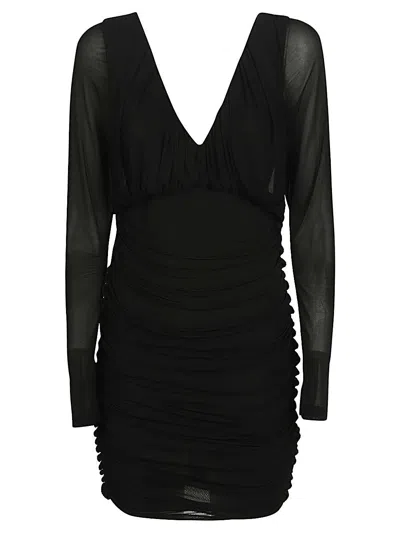 Saint Laurent Cupro Mini Dress