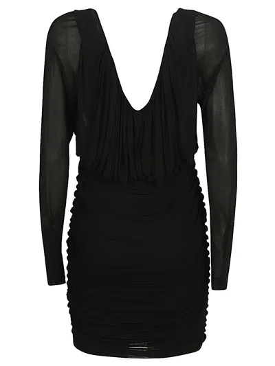 Saint Laurent Cupro Mini Dress