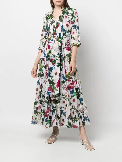 Shop Samantha Sung Floral Print Long Dress