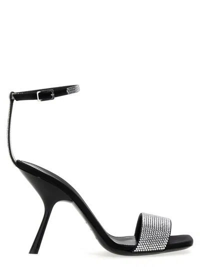 Sergio Rossi Evangelie Sandals Black In Black