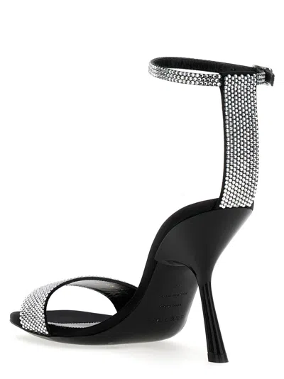 Sergio Rossi Evangelie Sandals Black In Black