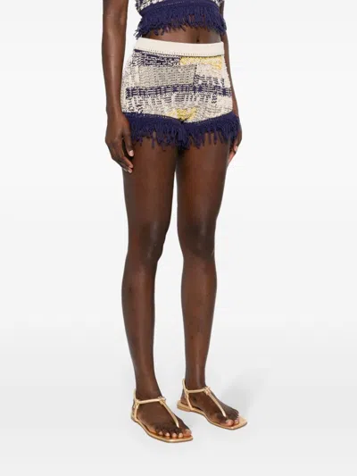 Sport Max Sportmax Cotton Knitted Shorts