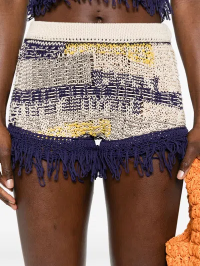 Sport Max Sportmax Cotton Knitted Shorts