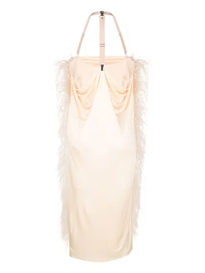 Sportmax Fashion Feathered Dress