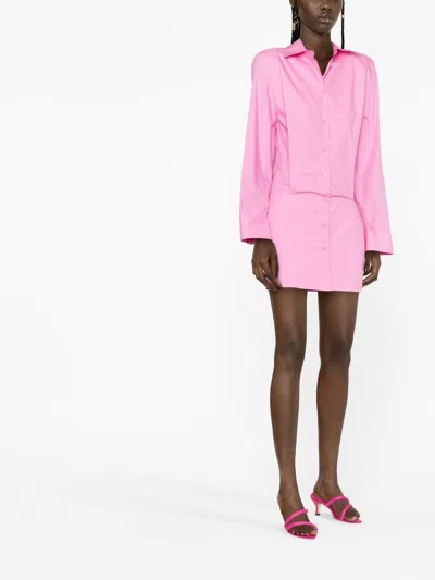 Attico Margot Mini Shirt Dress