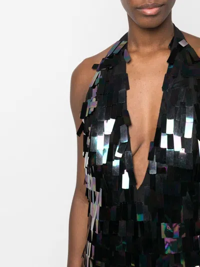 The New Arrivals By Ilkyaz Ozel Fringe Sequin Mini Dress