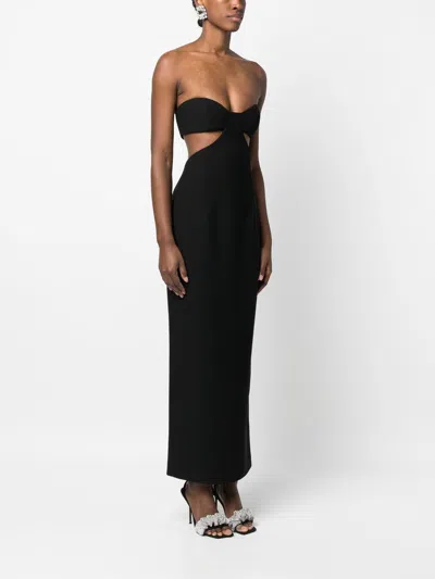 Shop The New Arrivals By Ilkyaz Ozel Strapless Cut Out Long Dress