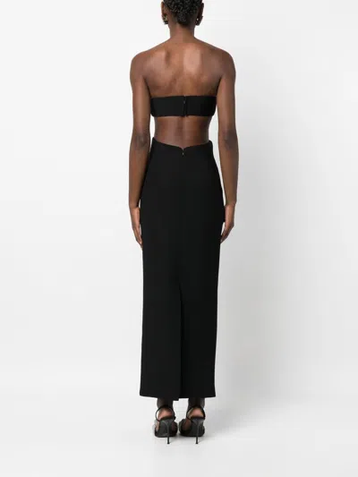 Shop The New Arrivals By Ilkyaz Ozel Strapless Cut Out Long Dress