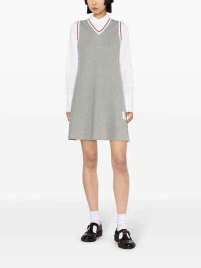Thom Browne Cotton Pique Tennis Dress