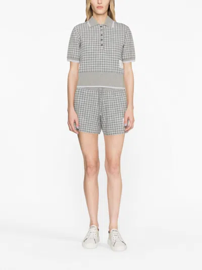 Thom Browne Cotton Tweed Drawstring Shorts
