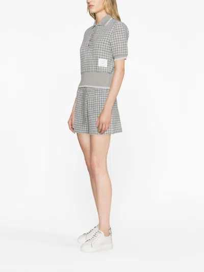 Thom Browne Cotton Tweed Drawstring Shorts