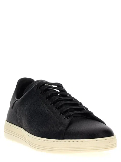 Tom Ford Suede Low-top Sneakers Warwick Silhouette Toe Rubber Sole