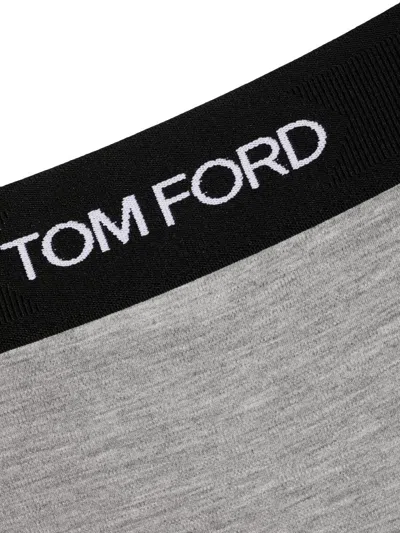 Tom Ford Gray Modal Signature Thong