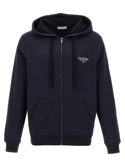 Shop Valentino Garavani  Logo Print Hoodie