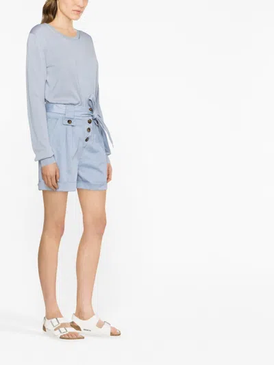 Woolrich Tied-waist Turn-up Hem Shorts