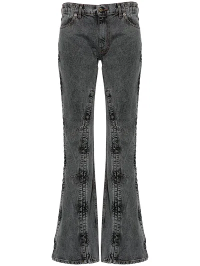 Y/project Evergreen Hook And Eye Slim Denim Jeans