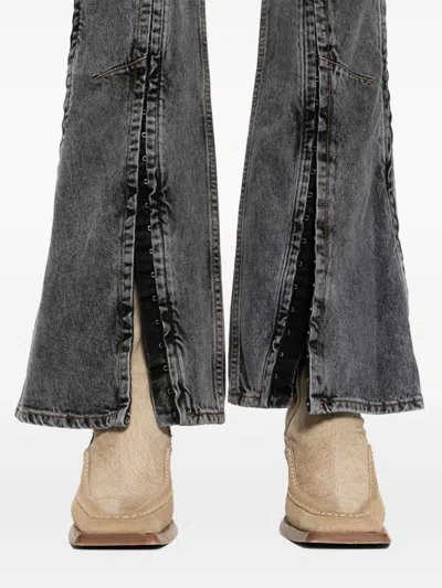 Y/project Evergreen Hook And Eye Slim Denim Jeans