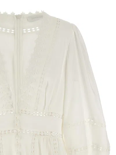 Shop Zimmermann 'pop Trimmed Mini' Dress