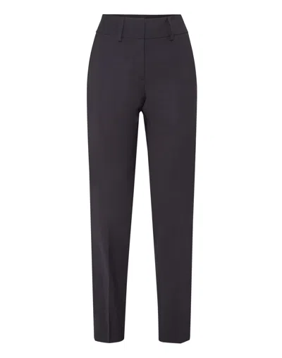Shop Philipp Plein Straight Trousers In Black