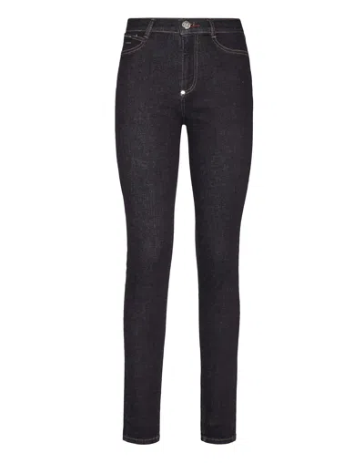 Philipp Plein High-waisted Skinny Jeans In Multi