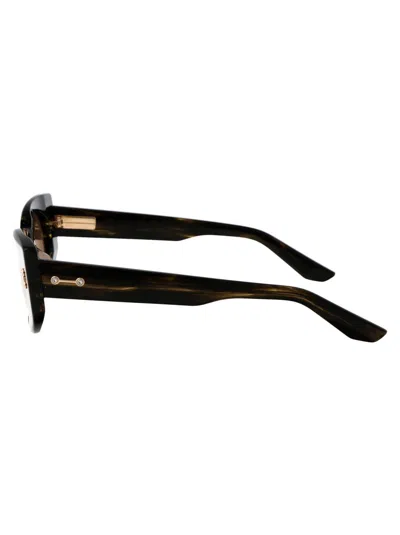 Akoni Aquila Sunglasses In Dark Tortoise W/dark Brown