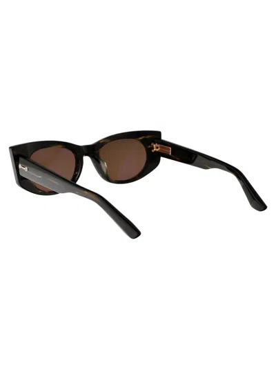 Akoni Aquila Sunglasses In Dark Tortoise W/dark Brown