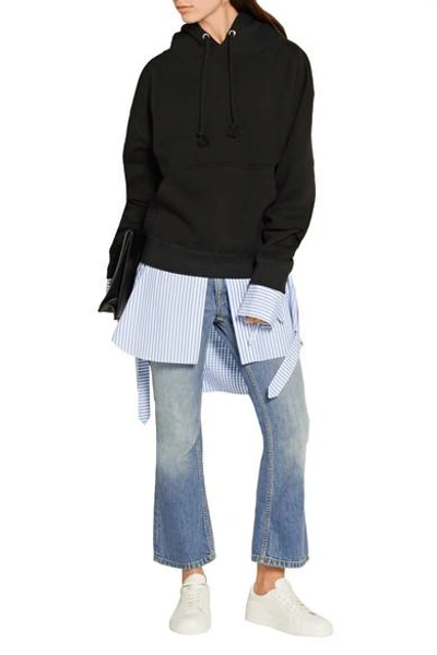 Shop Alexander Wang Cropped Mid-rise Bootcut Jeans