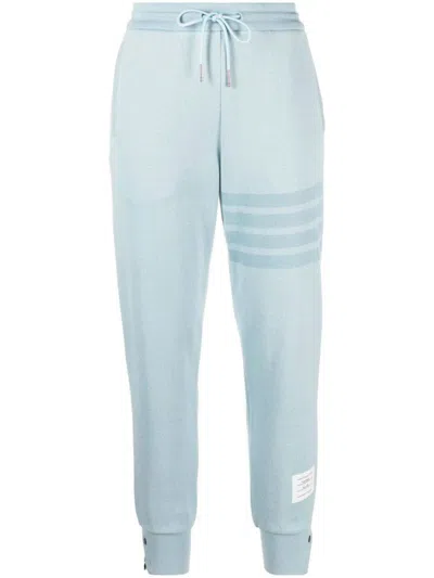 Shop Thom Browne Trousers In Blue