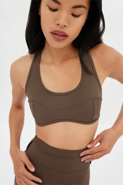 Girlfriend Collective Café Connie Curved Bra