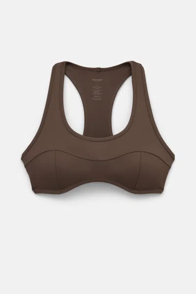 Girlfriend Collective Café Connie Curved Bra