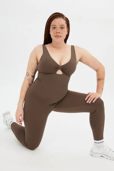 Girlfriend Collective Café Meredith Bow Tank