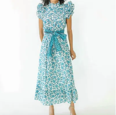 Victoria Dunn Jasmine Maxi Dress In Honeysuckle In Multi