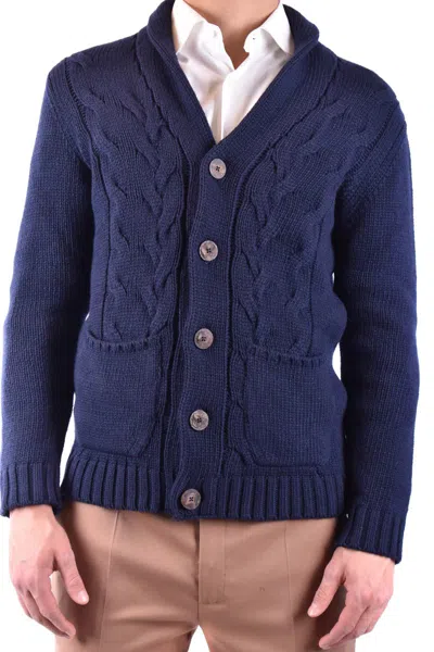 Shop Albarena Cardigan In Blue