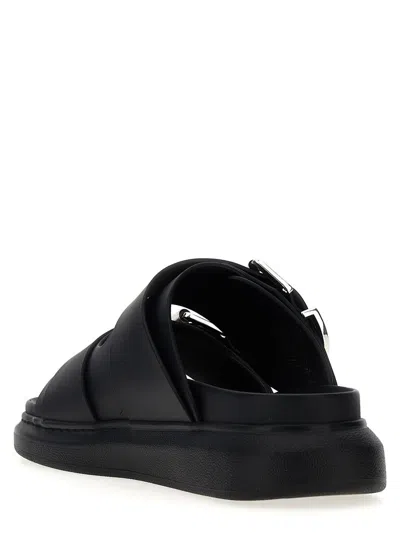 Alexander Mcqueen Hybrid Slides In Black
